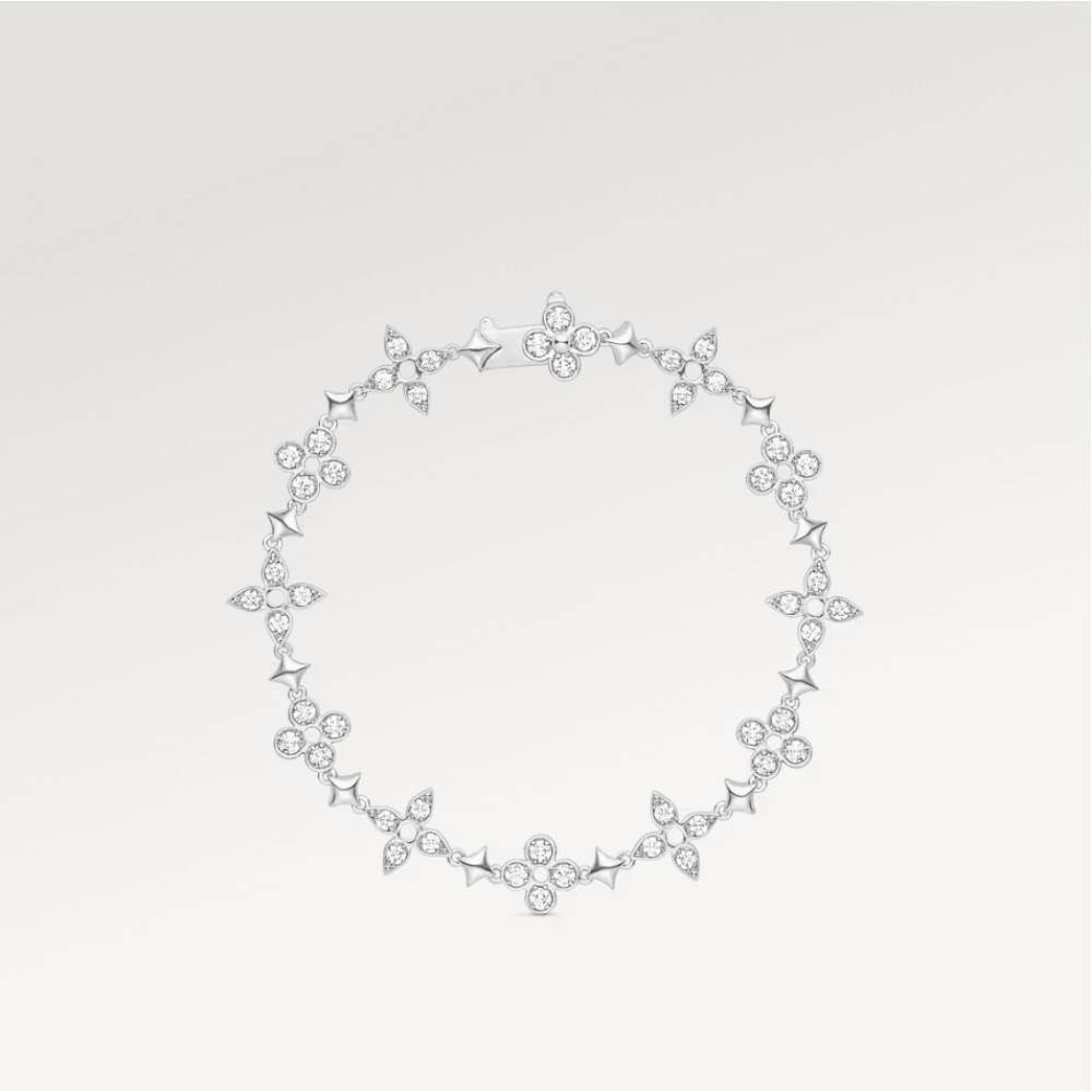 Dentelle One Row Bracelet, White Gold And Diamonds Dentelle One Row Bracelet, White Gold And Diamonds