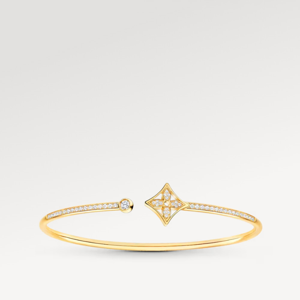 Idylle Blossom Twist Bracelet, Yellow Gold And Diamonds Idylle Blossom Twist Bracelet, Yellow Gold And Diamonds