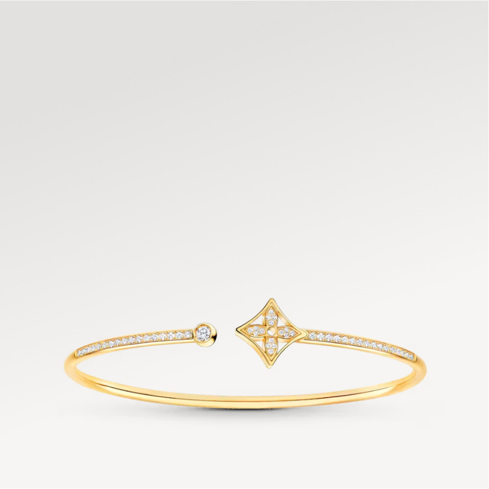 Idylle Blossom Twist Bracelet, Yellow Gold And Diamonds Idylle Blossom Twist Bracelet, Yellow Gold And Diamonds
