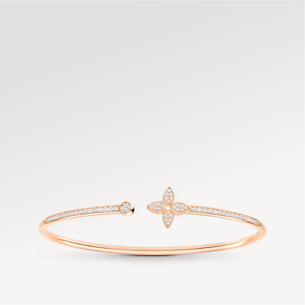 Idylle Blossom Twist Bracelet, Pink Gold And Diamonds Idylle Blossom Twist Bracelet, Pink Gold And Diamonds