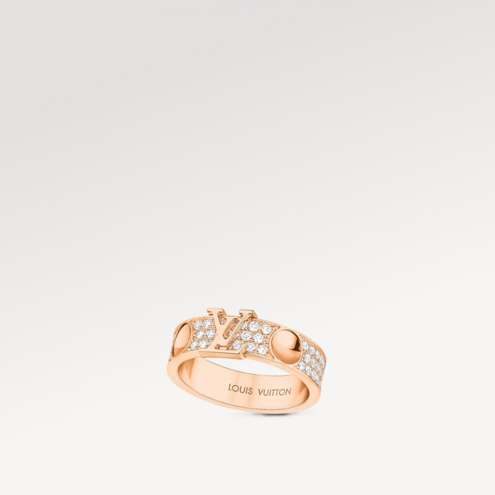 Empreinte Ring, Pink Gold And Diamonds Empreinte Ring, Pink Gold And Diamonds