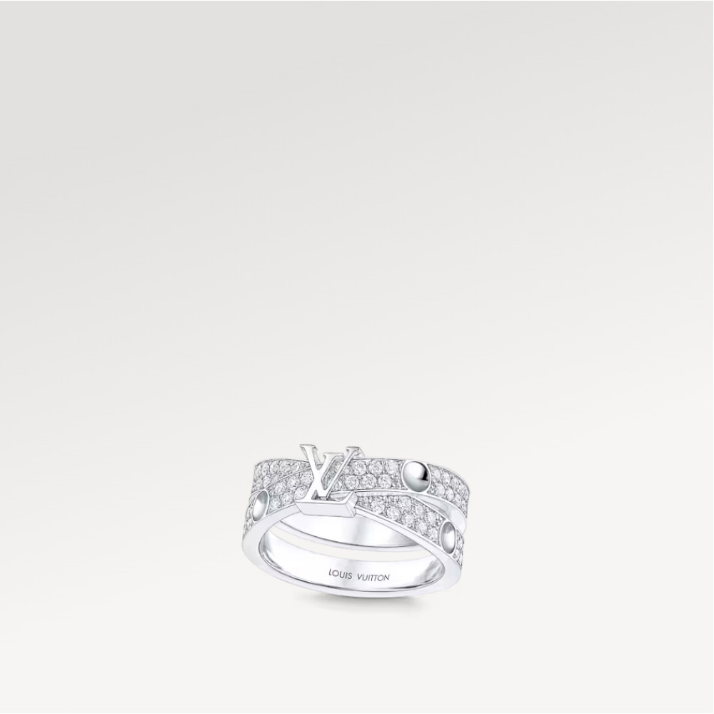 Empreinte Ring, White Gold And Diamonds Empreinte Ring, White Gold And Diamonds