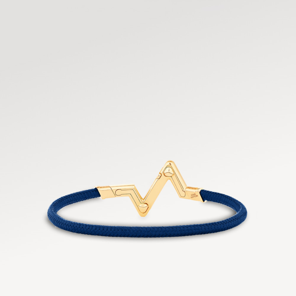 LV Volt Upside Down Play Large Bracelet, Yellow Gold LV Volt Upside Down Play Large Bracelet, Yellow Gold