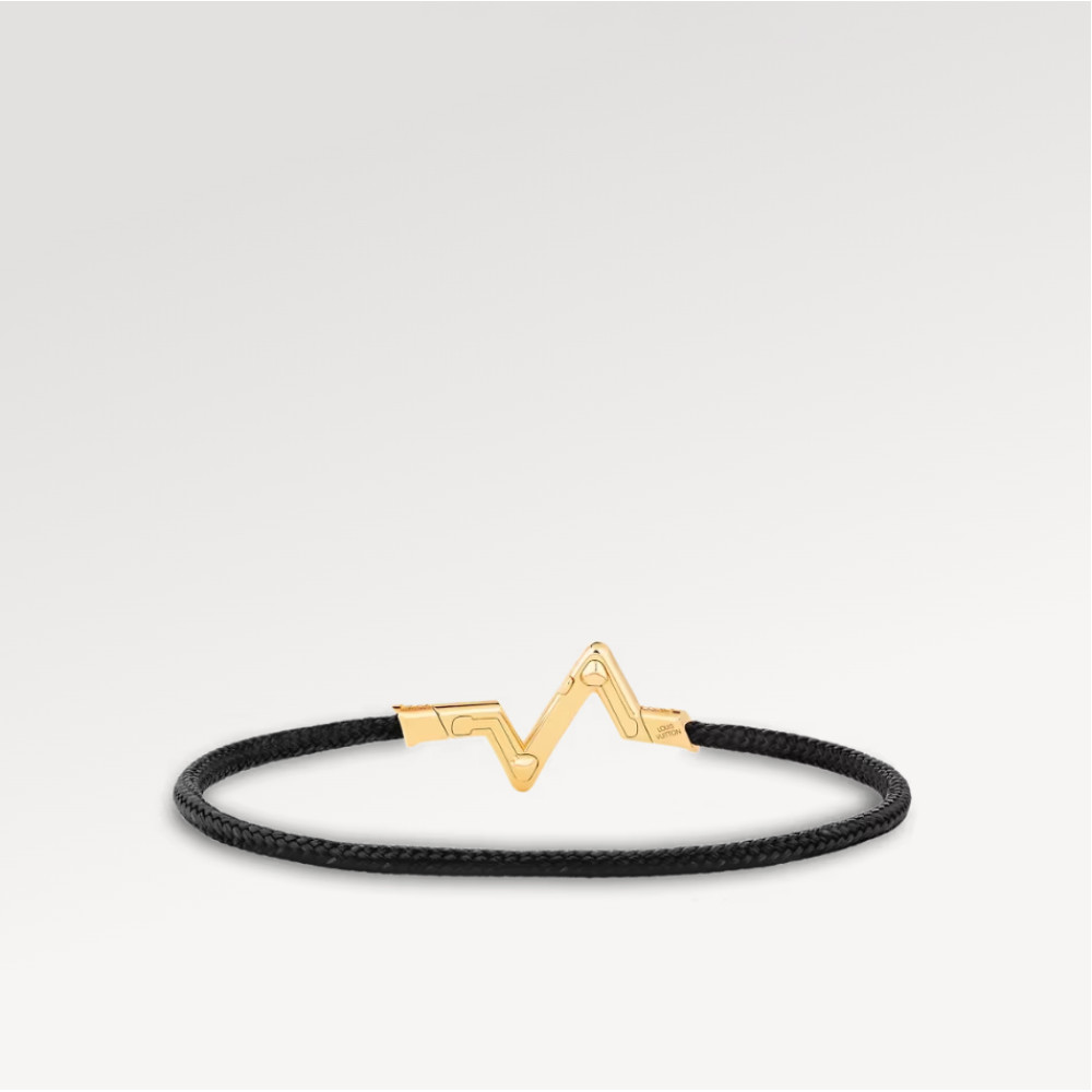 LV Volt Upside Down Play Small Bracelet, Yellow Gold LV Volt Upside Down Play Small Bracelet, Yellow Gold