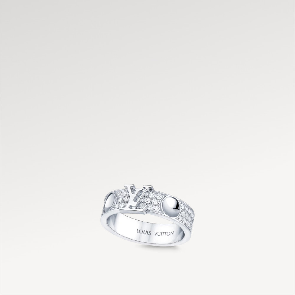 Empreinte Ring, White Gold and Diamonds Empreinte Ring, White Gold and Diamonds