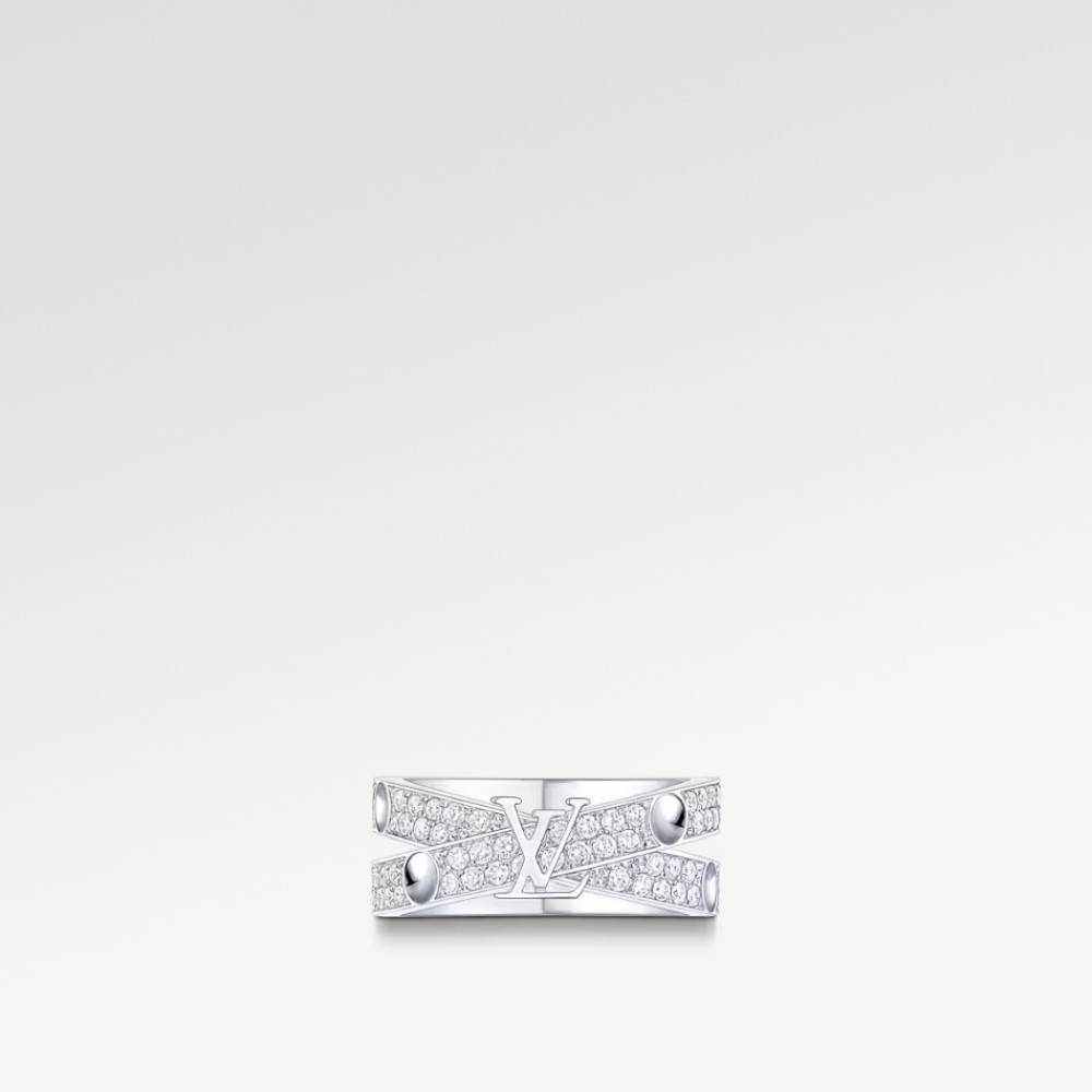 Empreinte Ring, White Gold And Diamonds Empreinte Ring, White Gold And Diamonds