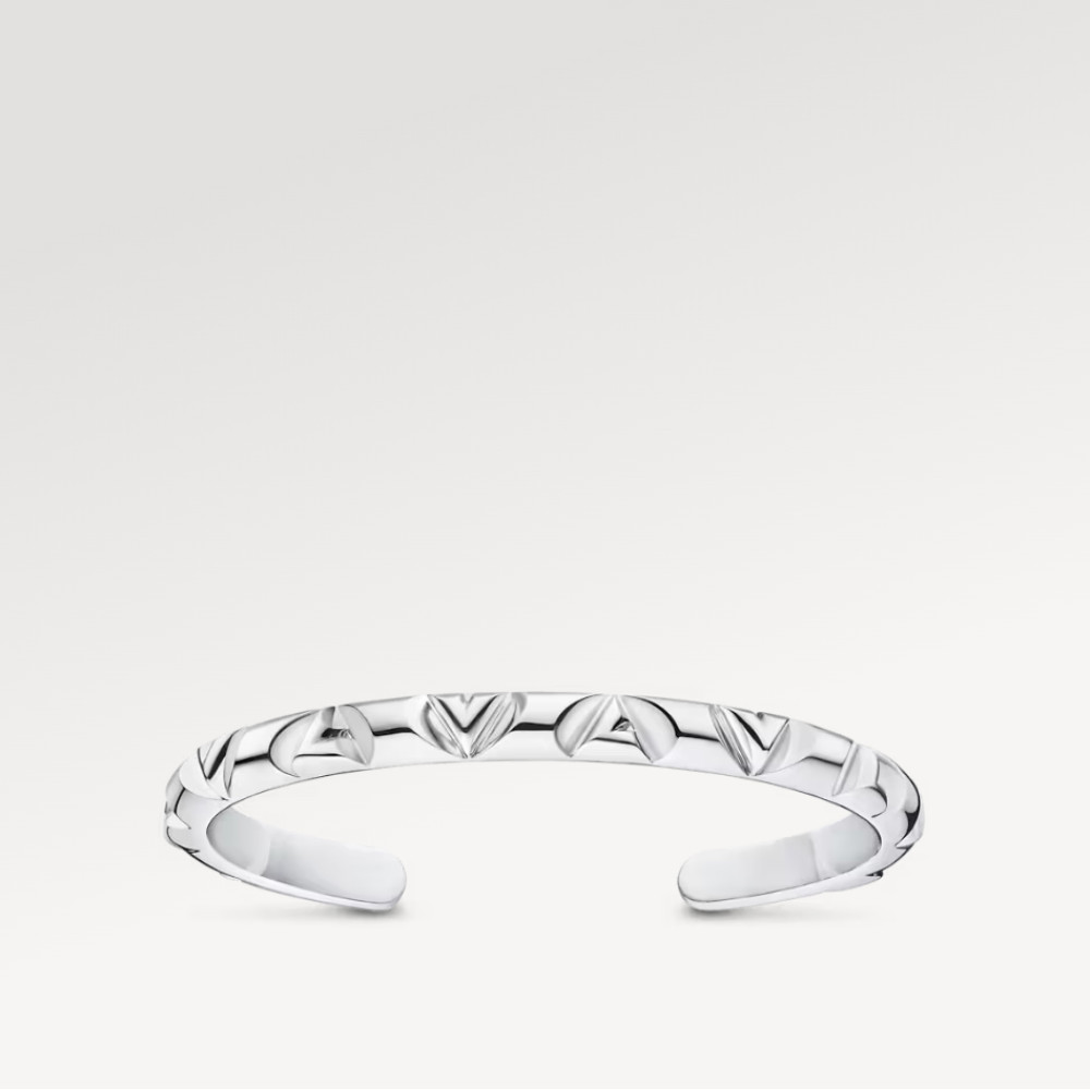 LV Volt Multi Bracelet, White Gold