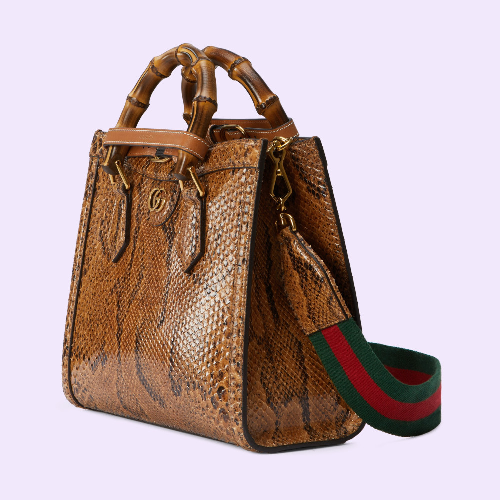 GUCCI DIANA SMALL PYTHON BAG GUCCI DIANA SMALL PYTHON BAG