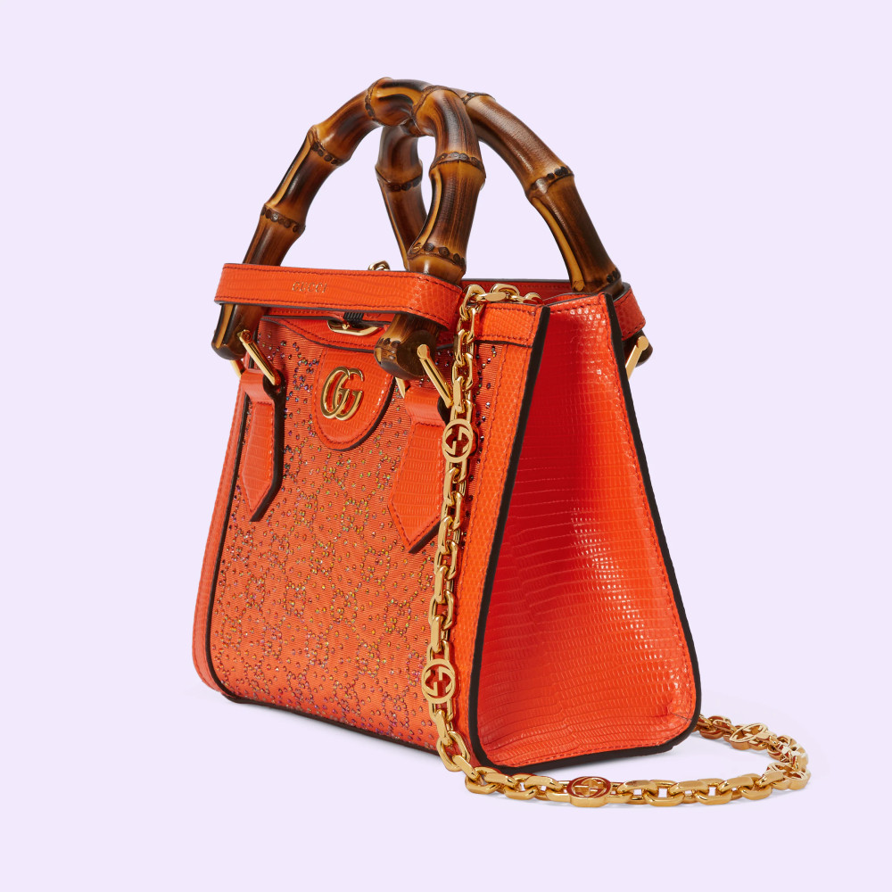 GUCCI DIANA MINI GG CRYSTAL TOTE BAG GUCCI DIANA MINI GG CRYSTAL TOTE BAG