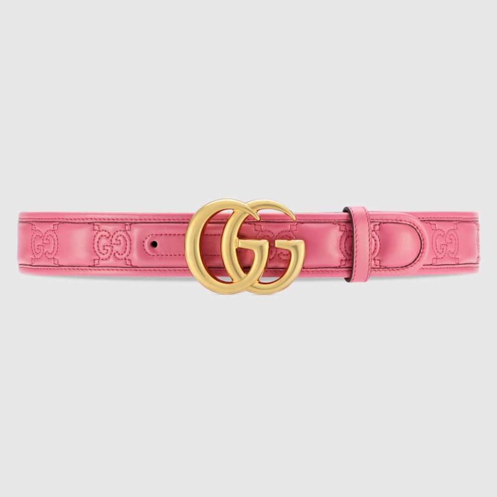 GG MARMONT MATELASSÉ WIDE BELT