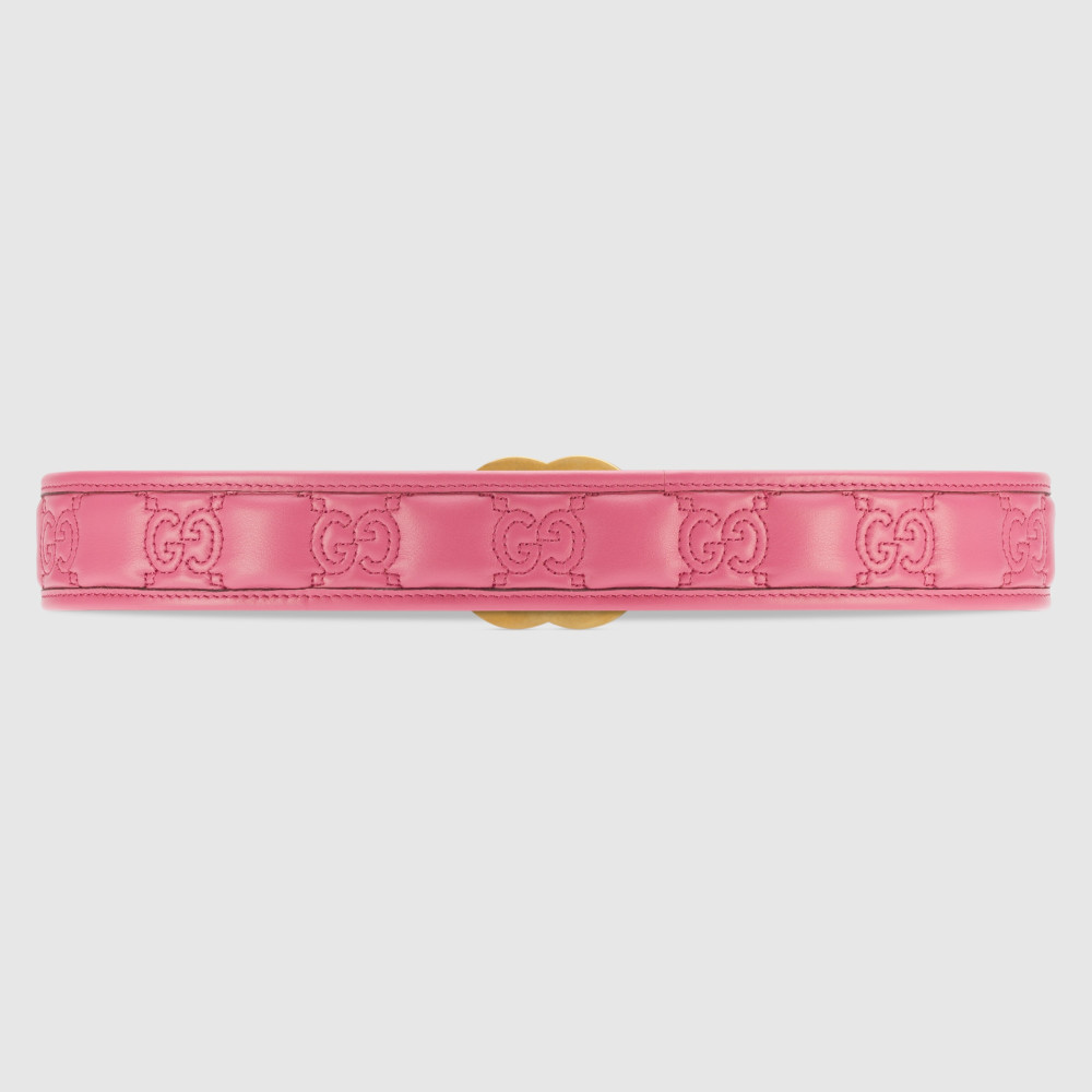 GG MARMONT MATELASSÉ WIDE BELT GG MARMONT MATELASSÉ WIDE BELT