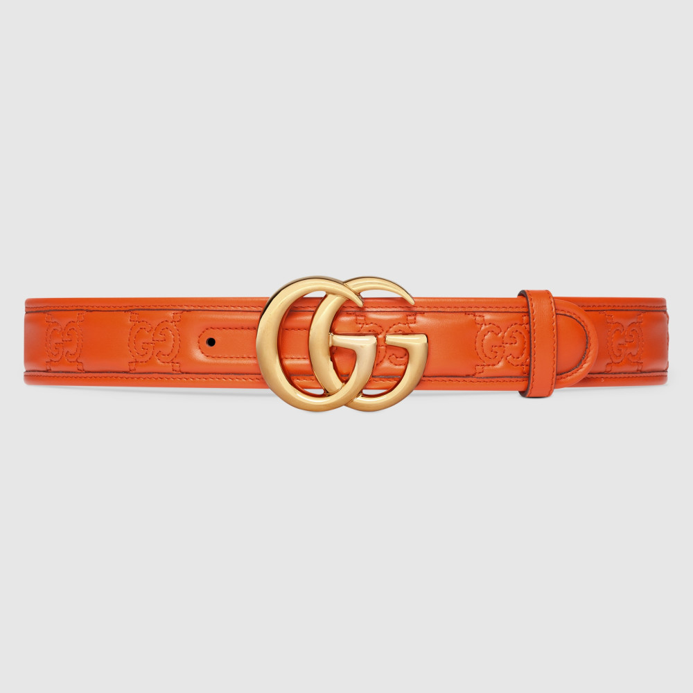 GG MARMONT MATELASSÉ WIDE BELT