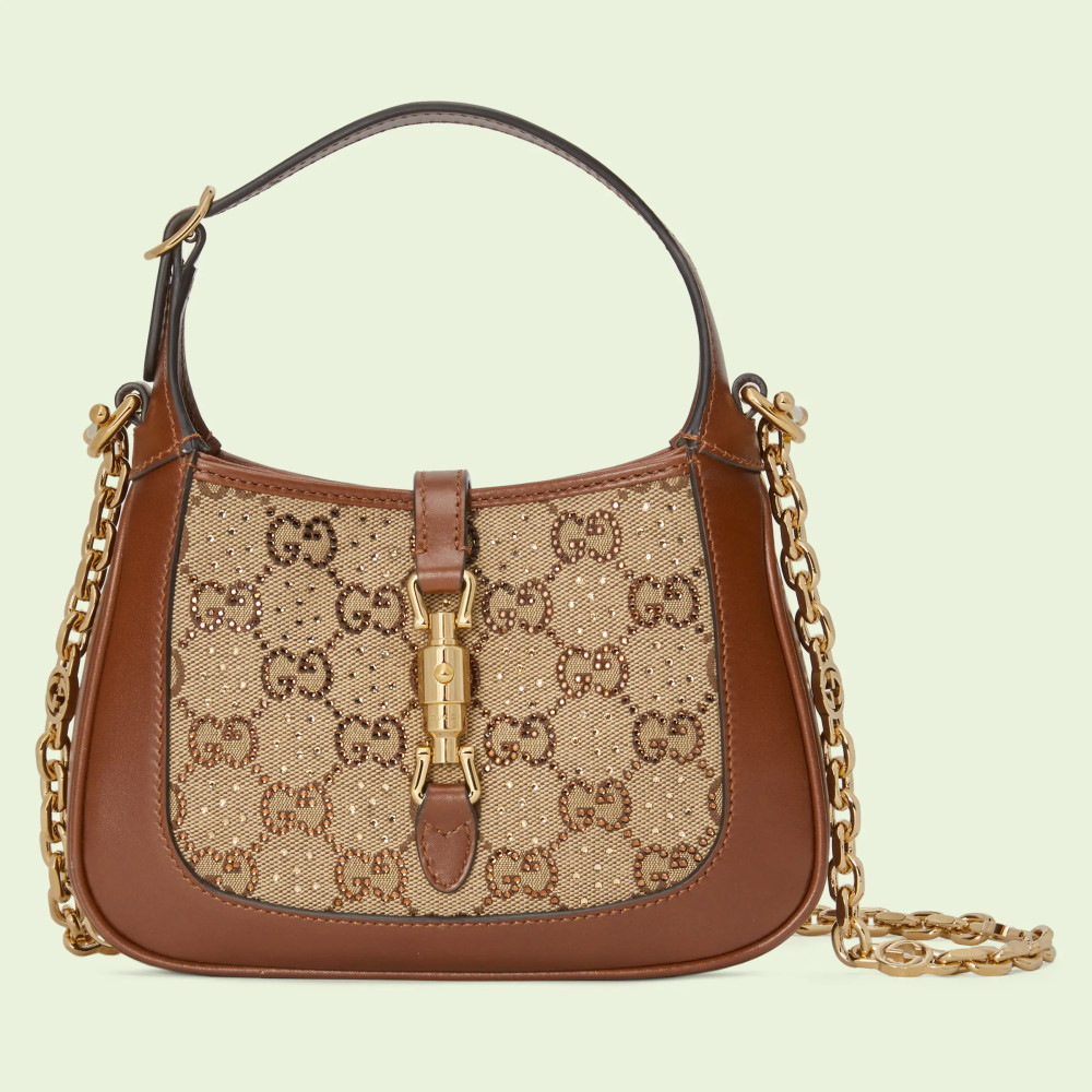 JACKIE 1961 CRYSTAL GG MINI SHOULDER BAG