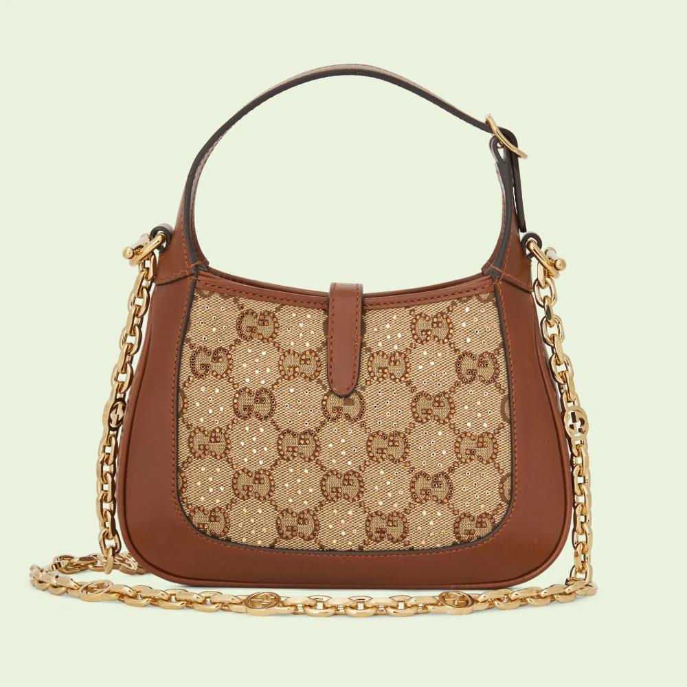 JACKIE 1961 CRYSTAL GG MINI SHOULDER BAG