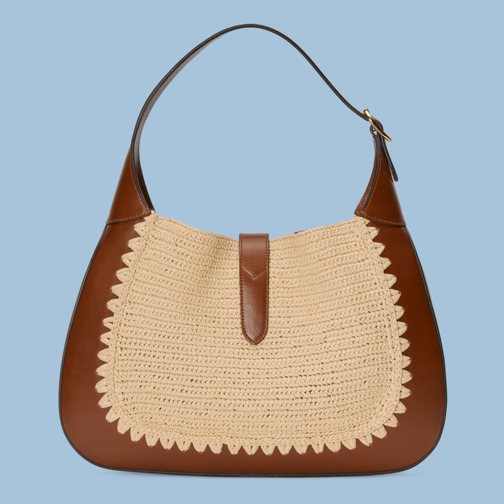 JACKIE 1961 MEDIUM SHOULDER BAG WITH APPLIQUÉ JACKIE 1961 MEDIUM SHOULDER BAG WITH APPLIQUÉ