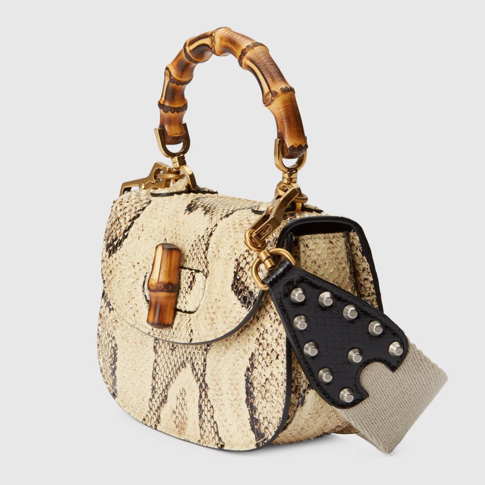 GUCCI BAMBOO 1947 PYTHON MINI BAG GUCCI BAMBOO 1947 PYTHON MINI BAG