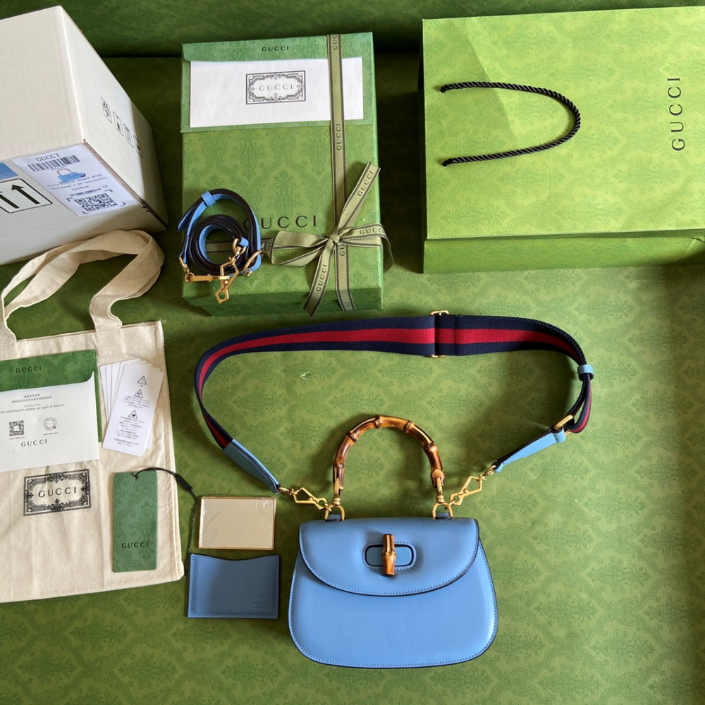 GUCCI BAMBOO 1947 SMALL TOP HANDLE BAG GUCCI BAMBOO 1947 SMALL TOP HANDLE BAG
