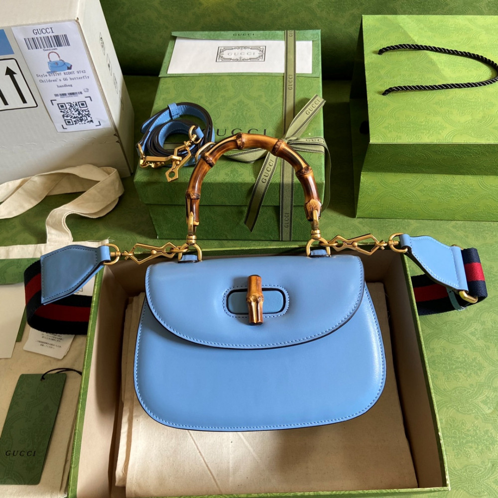 GUCCI BAMBOO 1947 SMALL TOP HANDLE BAG GUCCI BAMBOO 1947 SMALL TOP HANDLE BAG