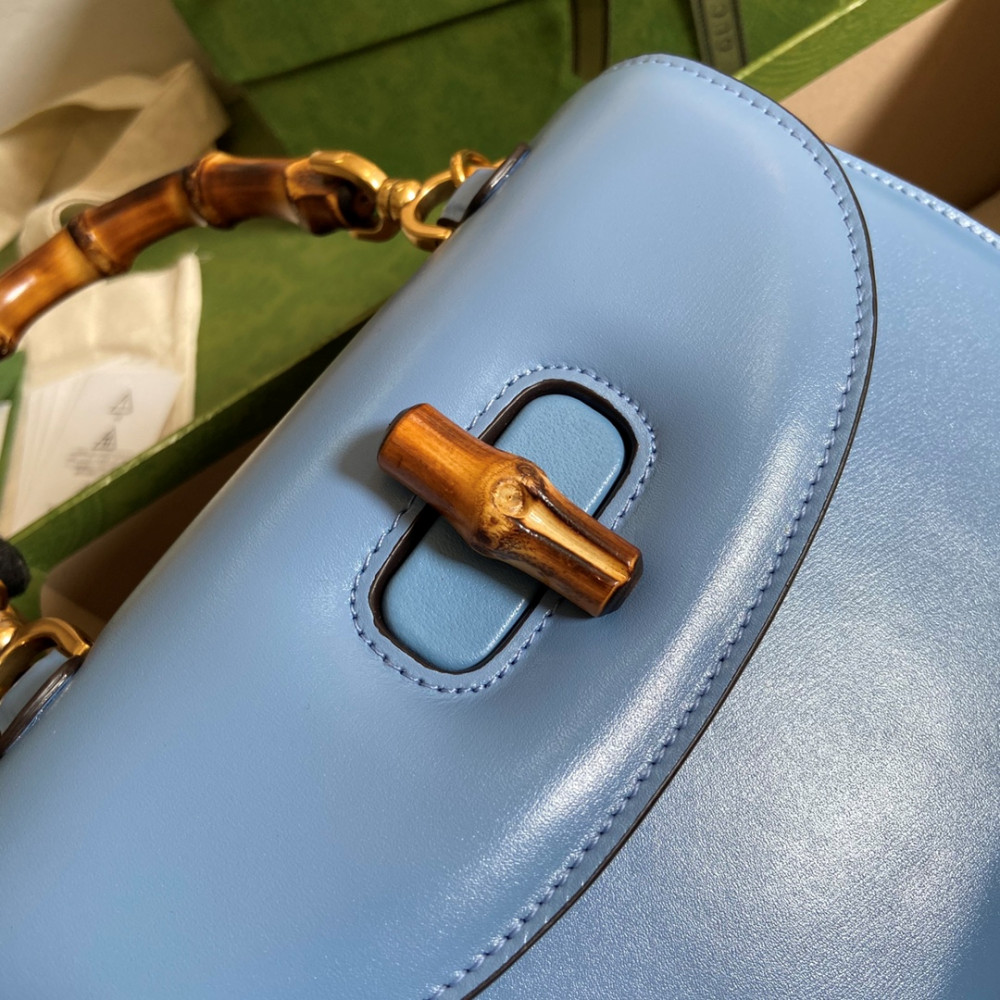 GUCCI BAMBOO 1947 SMALL TOP HANDLE BAG GUCCI BAMBOO 1947 SMALL TOP HANDLE BAG