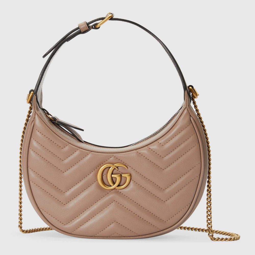 GG MARMONT HALF-MOON-SHAPED MINI BAG