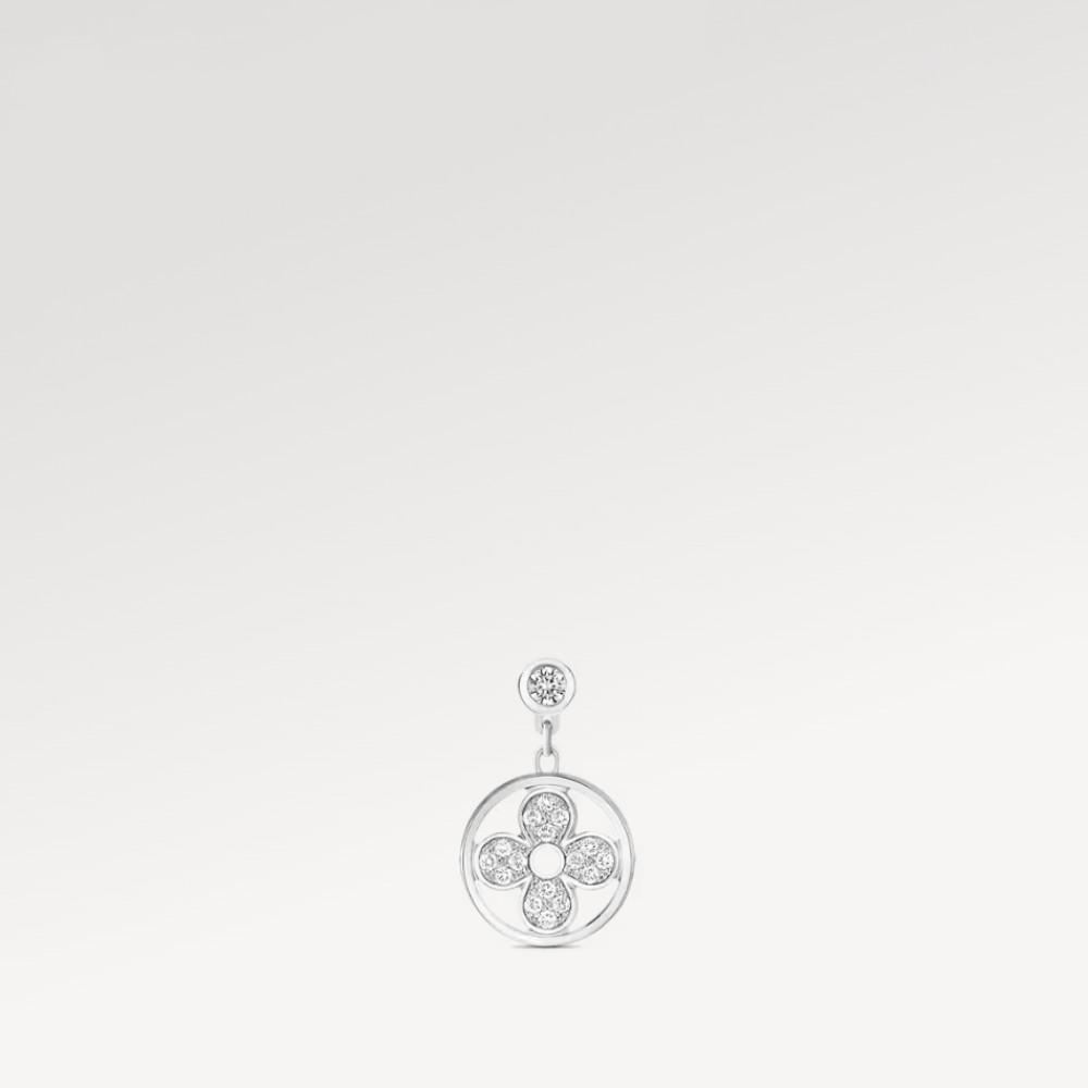 Idylle Blossom Ear Stud, White Gold And Diamonds - Per Unit Idylle Blossom Ear Stud, White Gold And Diamonds - Per Unit