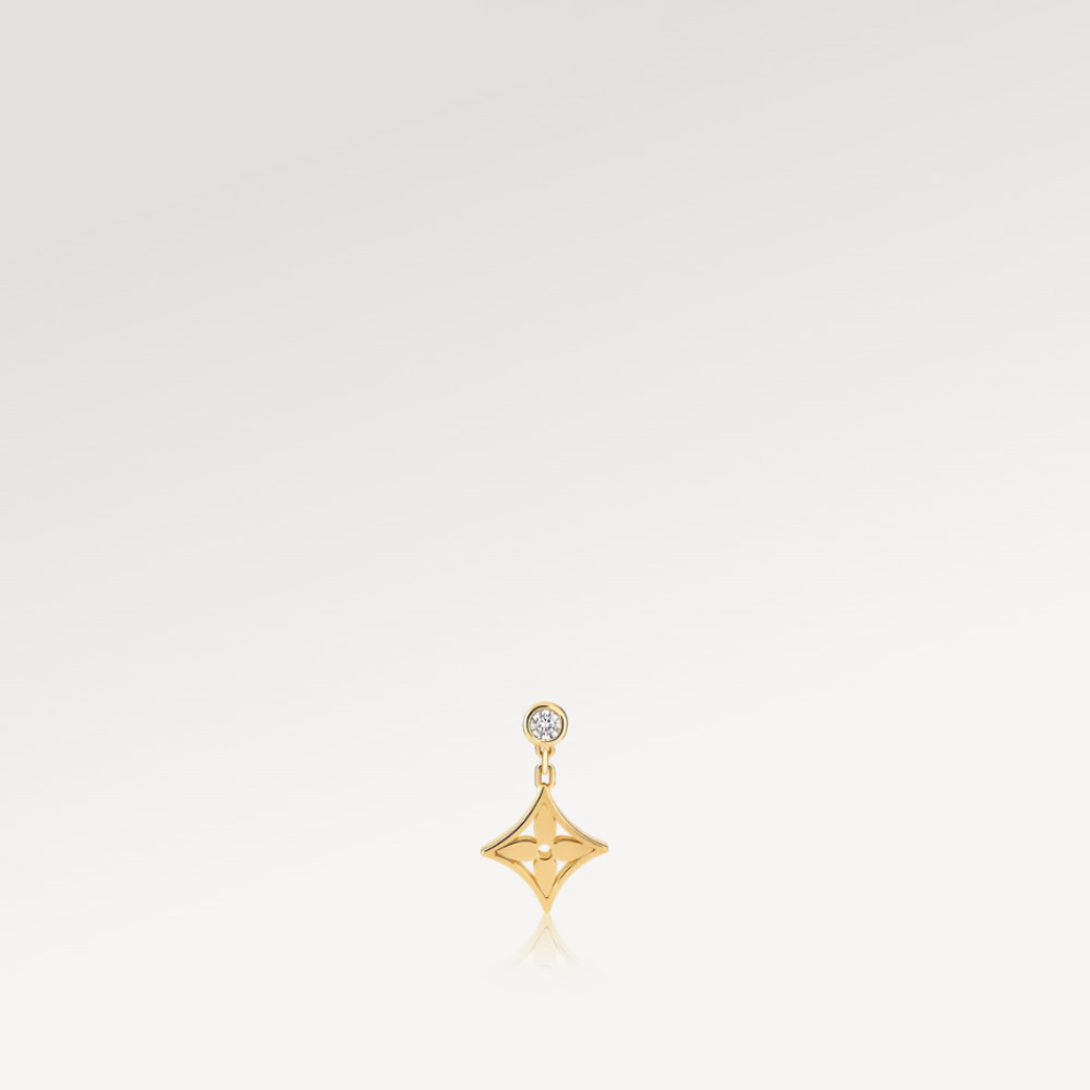 Idylle Blossom Ear Stud, Yellow Gold And Diamond - Per Unit Idylle Blossom Ear Stud, Yellow Gold And Diamond - Per Unit