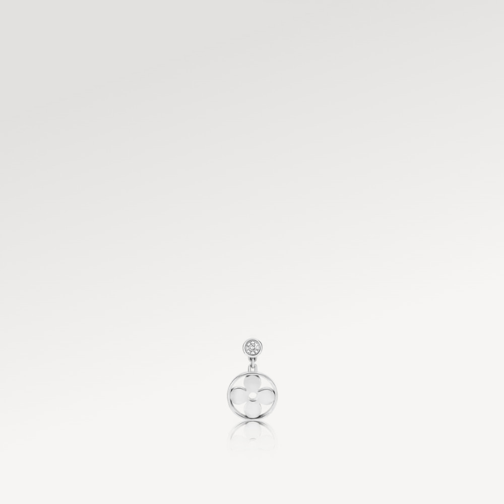 Idylle Blossom Ear Stud, White Gold And Diamond - Per Unit Idylle Blossom Ear Stud, White Gold And Diamond - Per Unit