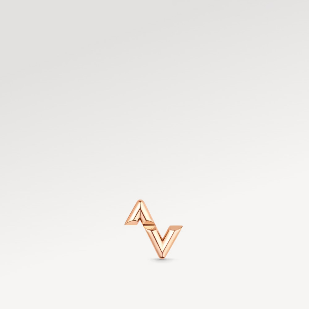 LV Volt Upside Down Stud, Pink Gold - Per Unit LV Volt Upside Down Stud, Pink Gold - Per Unit
