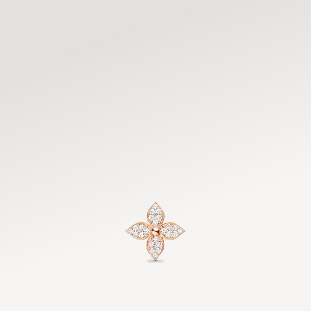 Idylle Blossom Stud, Pink Gold And Diamonds - Per Unit Idylle Blossom Stud, Pink Gold And Diamonds - Per Unit
