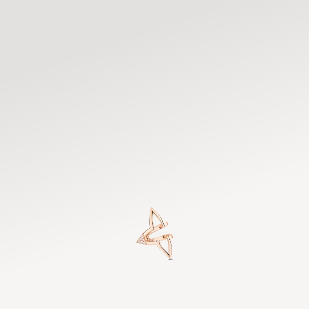 Louis Vuitton Blossom Earcuff, Pink Gold and Diamonds