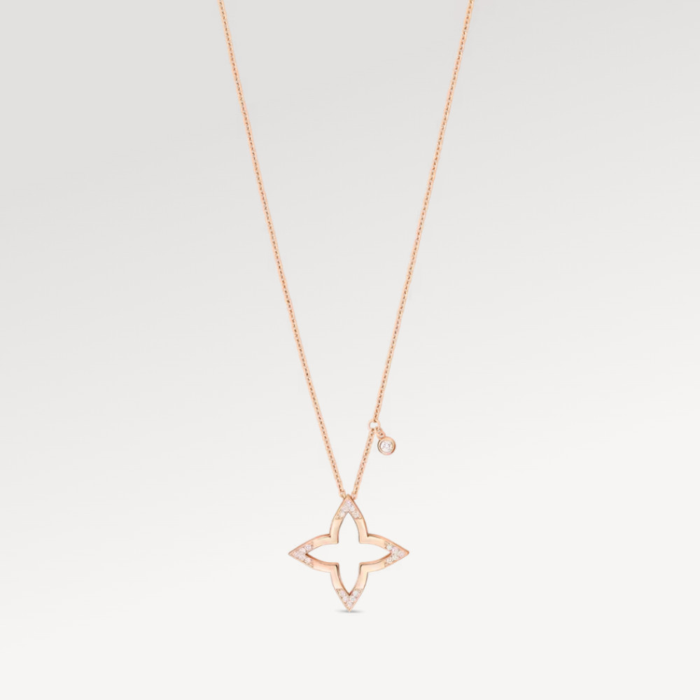 Louis Vuitton Blossom Pendant, Pink Gold and Diamonds