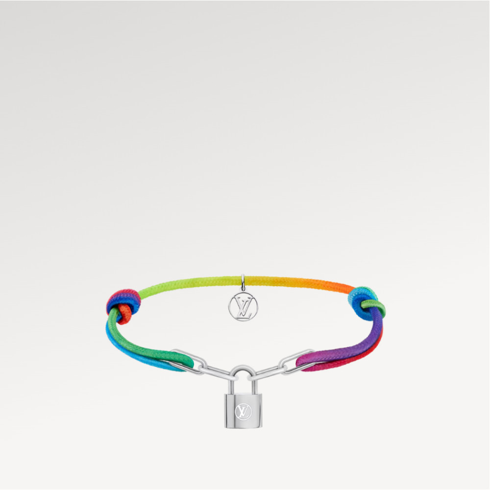 Silver Lockit X Virgil Abloh Bracelet, Natural Titanium
