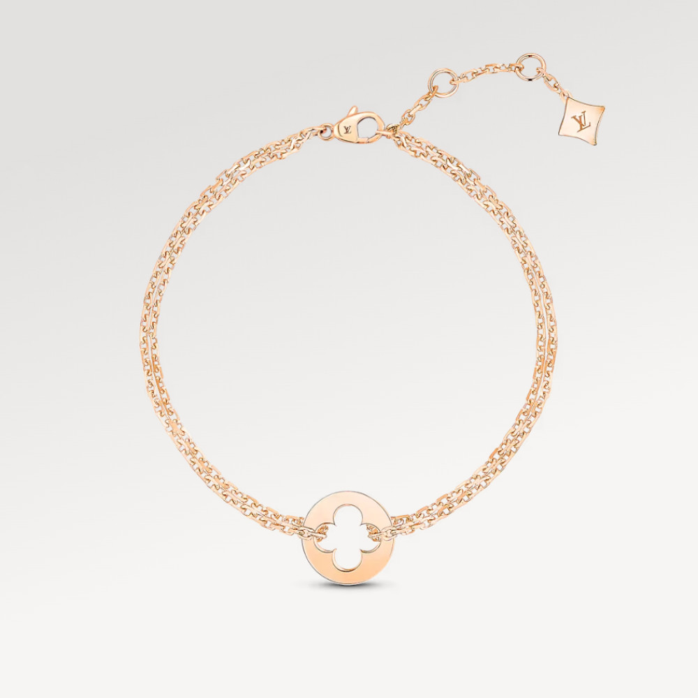 EMPREINTE CHAIN BRACELET, PINK GOLD