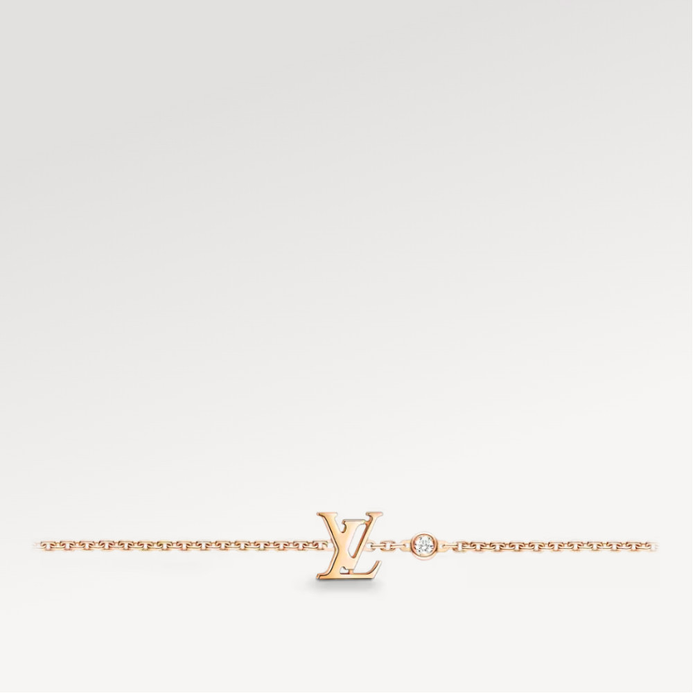 Idylle Blossom LV Bracelet, Pink Gold and Diamond