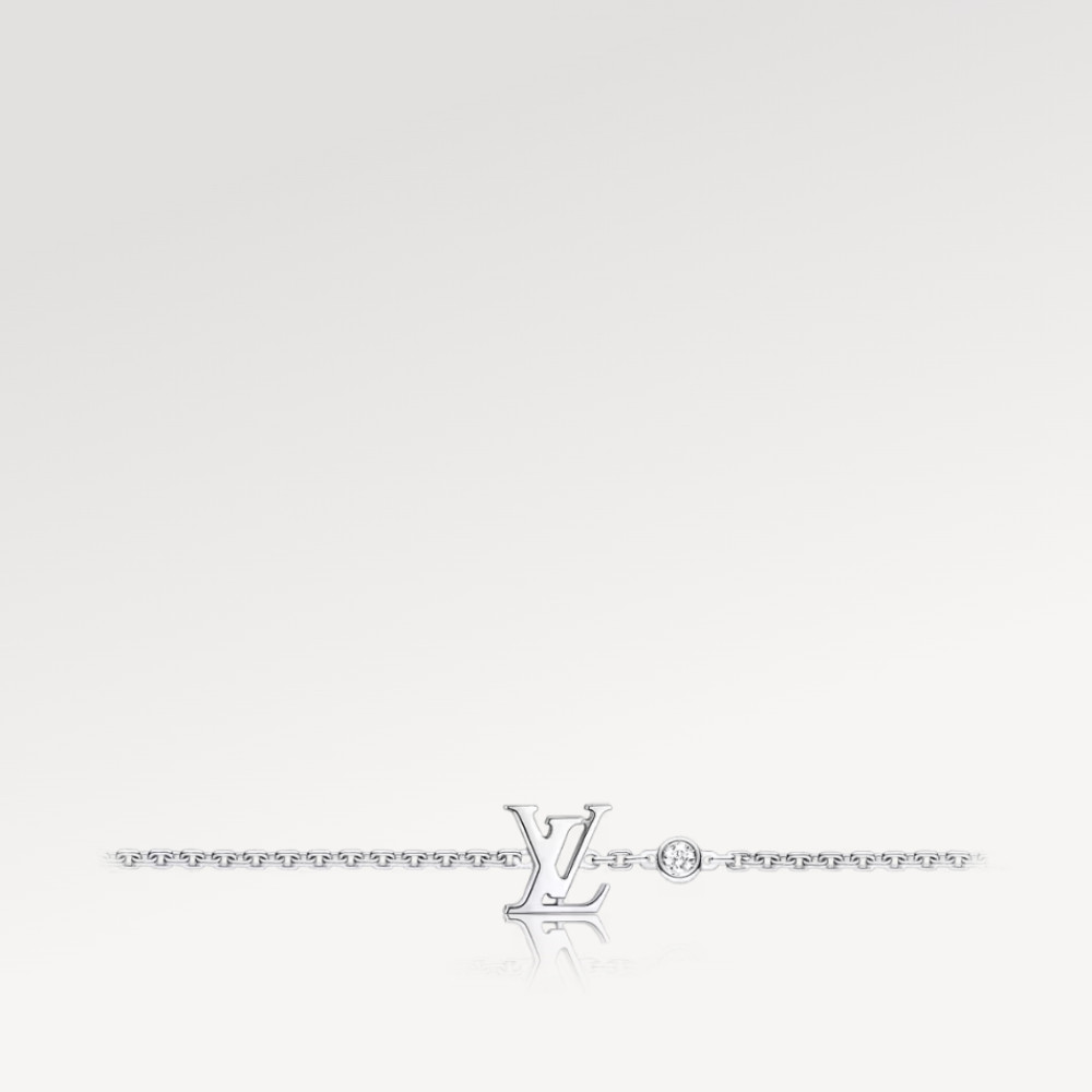 IDYLLE BLOSSOM LV BRACELET, WHITE GOLD AND DIAMOND