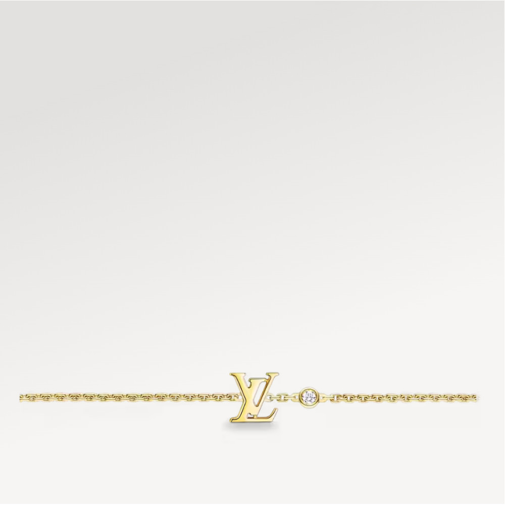 Idylle Blossom LV Bracelet, Yellow gold and diamond
