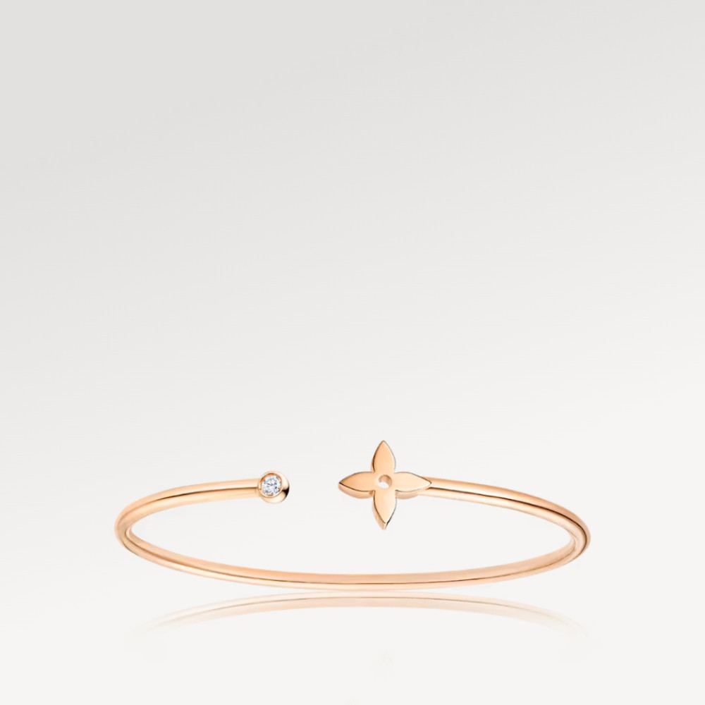 Idylle Blossom Twist Bracelet, Pink Gold Idylle Blossom Twist Bracelet, Pink Gold