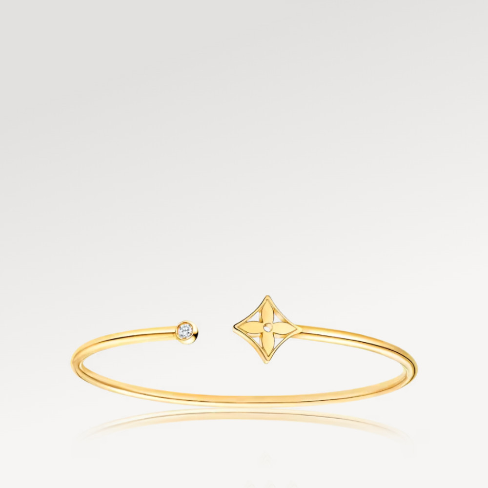 Idylle Blossom Twist Bracelet, Yellow Gold Idylle Blossom Twist Bracelet, Yellow Gold