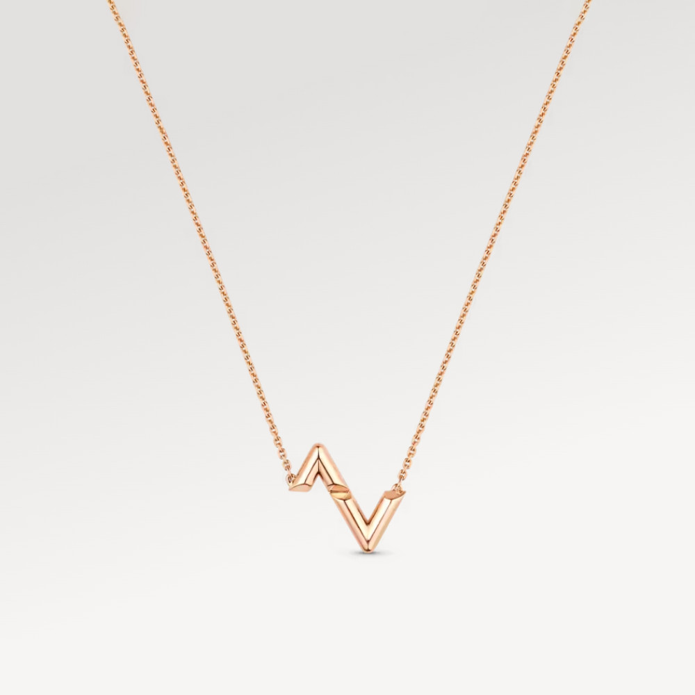 LV Volt Upside Down Pendant, Pink Gold LV Volt Upside Down Pendant, Pink Gold