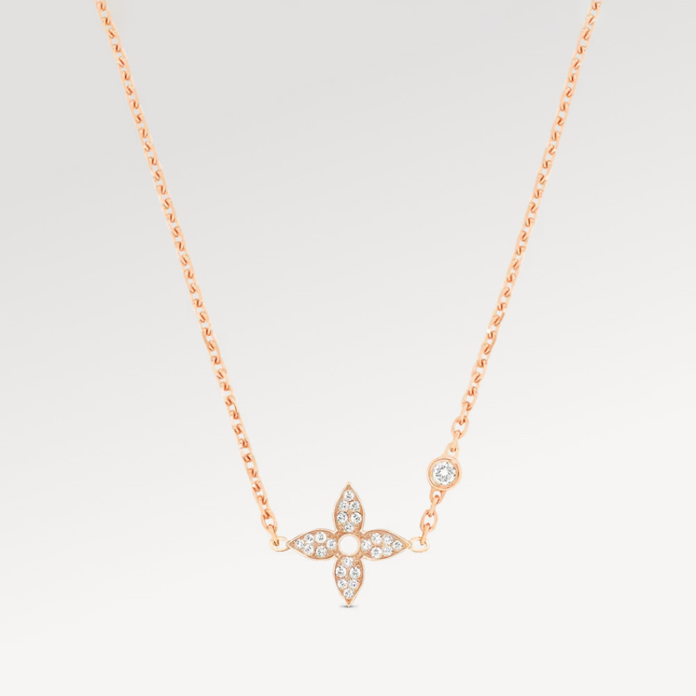Idylle Blossom Pendant, Pink Gold And Diamonds Idylle Blossom Pendant, Pink Gold And Diamonds