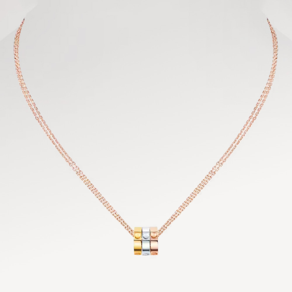 EMPREINTE PENDANT, 3 GOLDS EMPREINTE PENDANT, 3 GOLDS