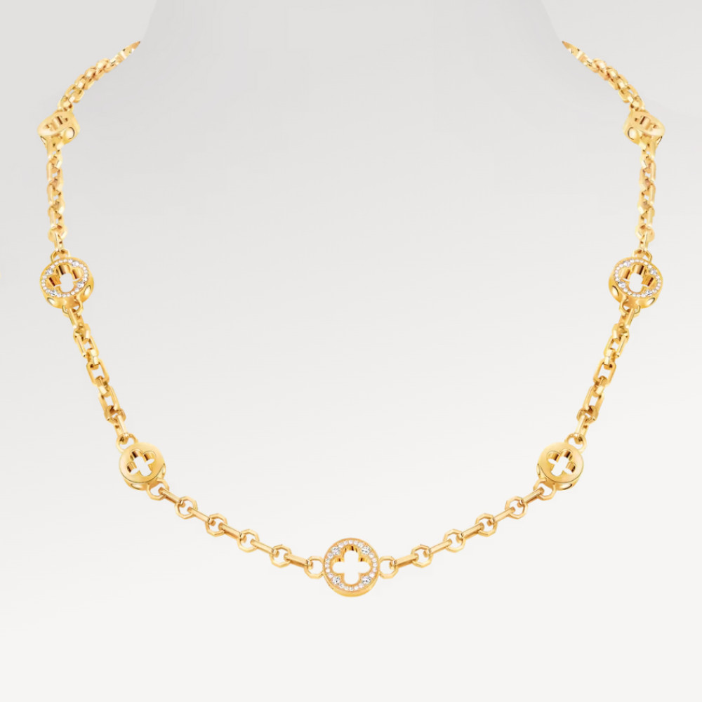 Empreinte Transformable Sautoir, Yellow Gold And Diamonds Empreinte Transformable Sautoir, Yellow Gold And Diamonds