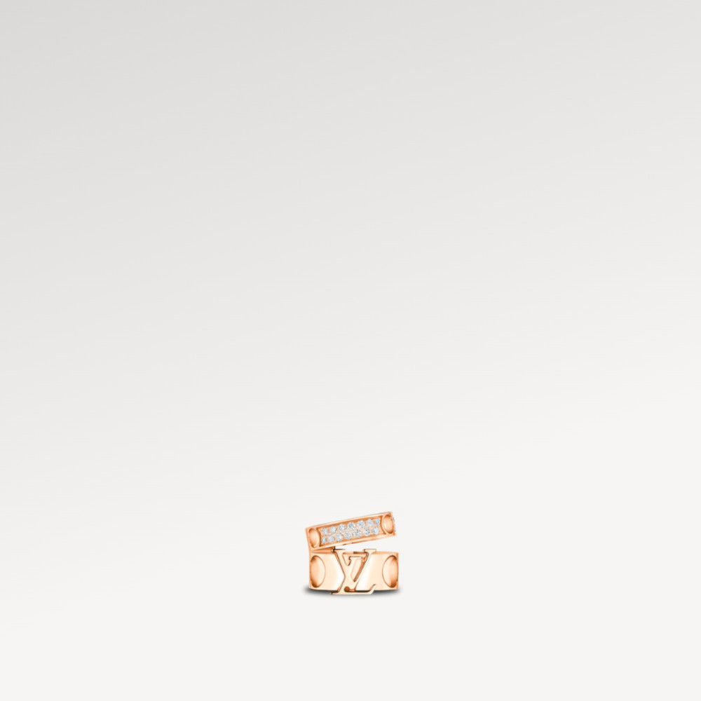 Empreinte Ear Cuff, Pink Gold And Diamonds - Per Unit Empreinte Ear Cuff, Pink Gold And Diamonds - Per Unit