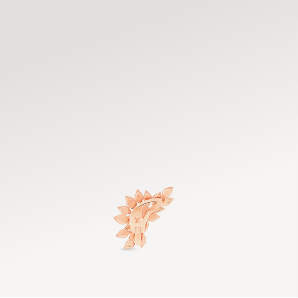Idylle Blossom Ear Cuff, Pink Gold And Diamonds - Per Unit Idylle Blossom Ear Cuff, Pink Gold And Diamonds - Per Unit