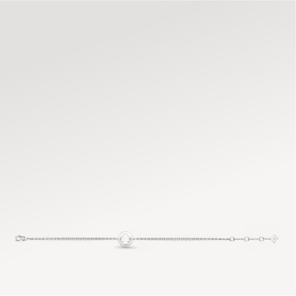 EMPREINTE CHAIN BRACELET, WHITE GOLD