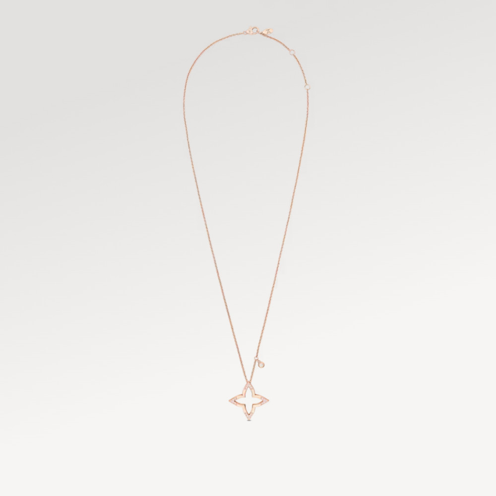 Louis Vuitton Blossom Pendant, Pink Gold and Diamonds Louis Vuitton Blossom Pendant, Pink Gold and Diamonds