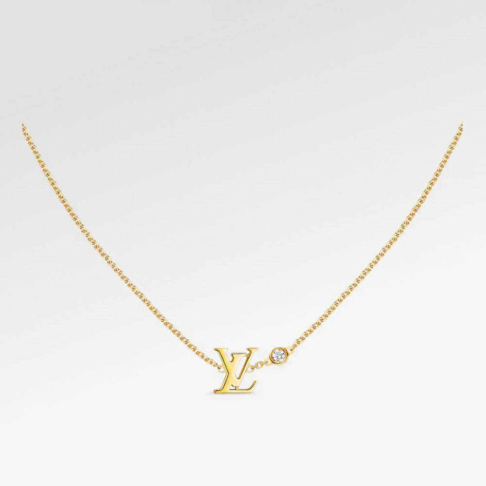 Idylle Blossom LV Pendant, Yellow gold and diamond Idylle Blossom LV Pendant, Yellow gold and diamond
