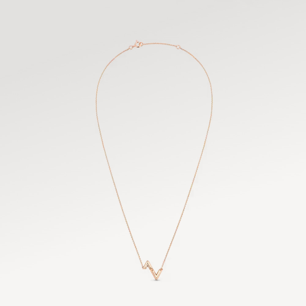 LV Volt Upside Down Pendant, Pink Gold LV Volt Upside Down Pendant, Pink Gold