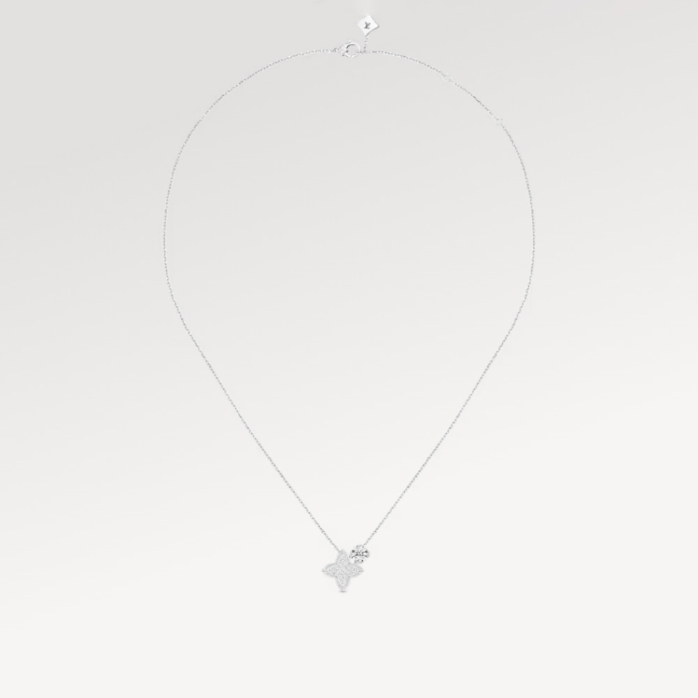 LV Diamonds Double Pendant, Round Brilliant cut