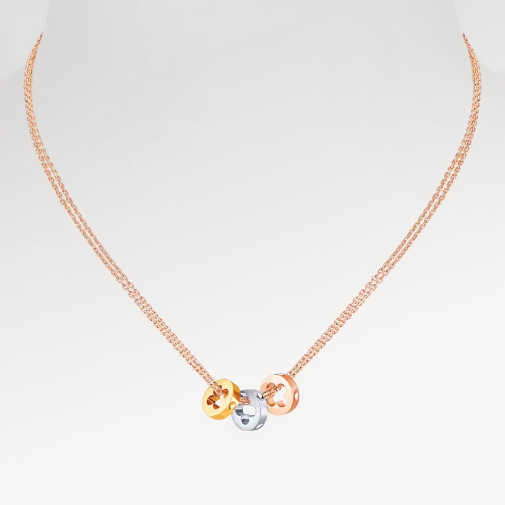 EMPREINTE PENDANT, 3 GOLDS EMPREINTE PENDANT, 3 GOLDS